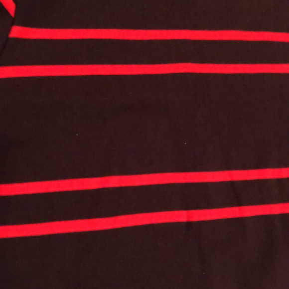 Old Navy XXL brown & red striped maternity dress - Picture 5 of 9